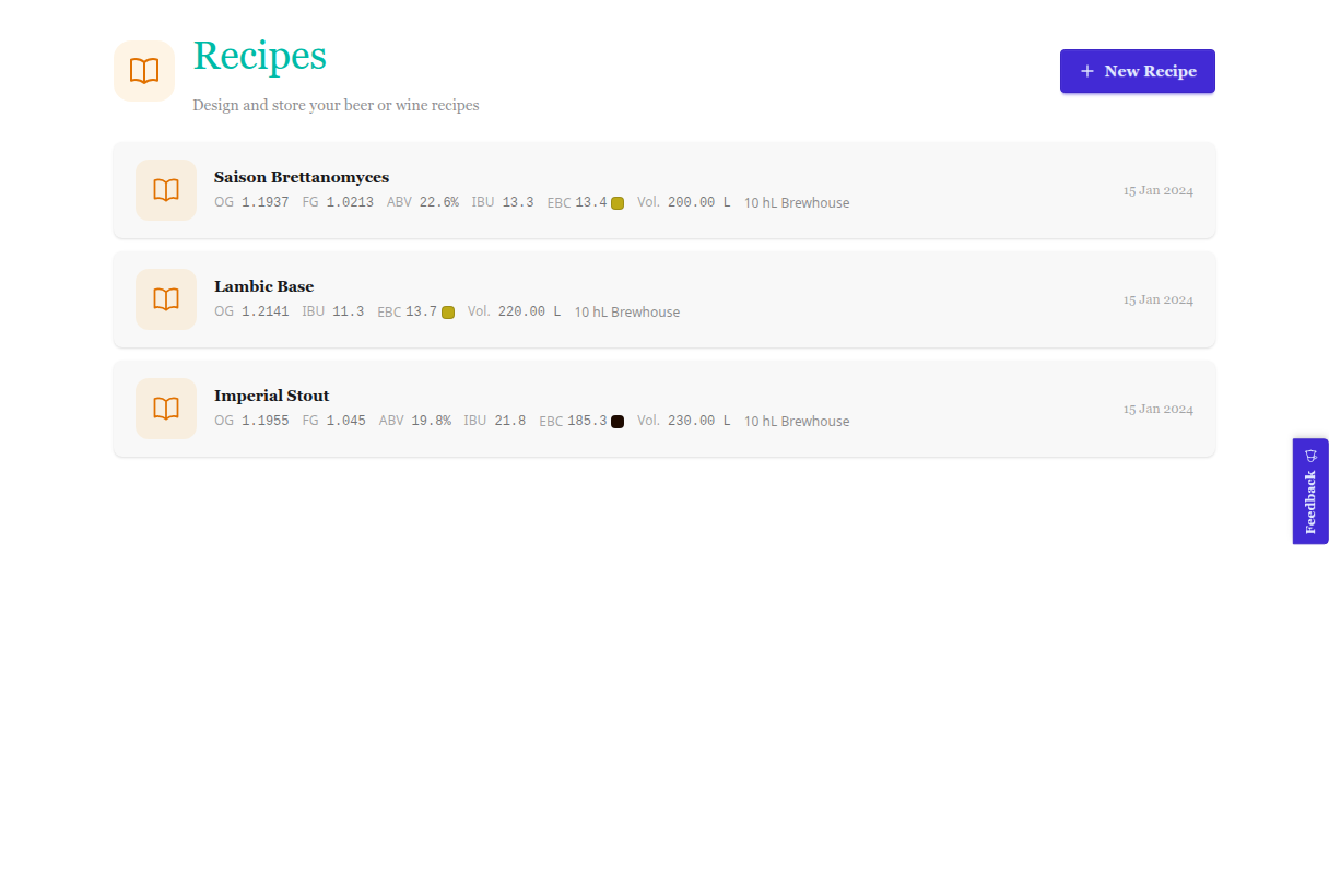 Recipe builder